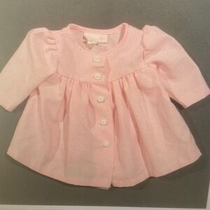 Adorable Pink Baby Dress with Buttons